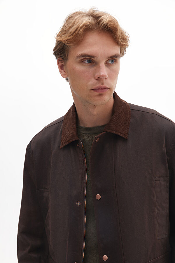 Kahve Denim Ceket 2