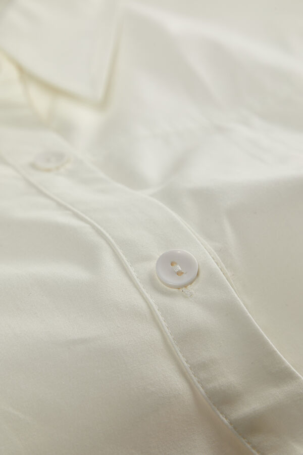Slim Fit White Women's Shirt 5