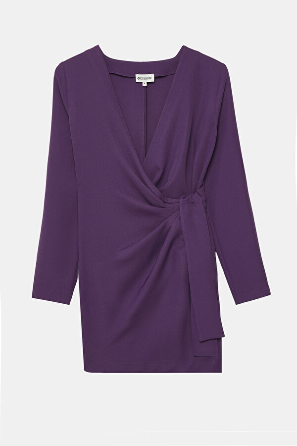 Purple Mini Women's Dress