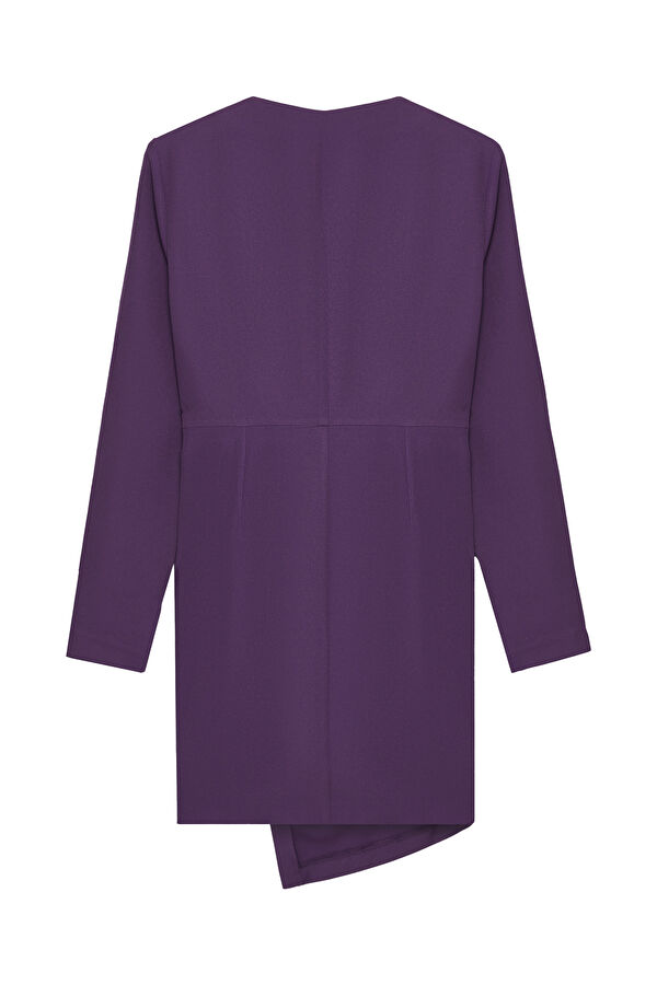 Purple Mini Women's Dress 2