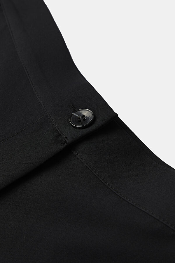 Black Wide Leg Women's Trousers 4