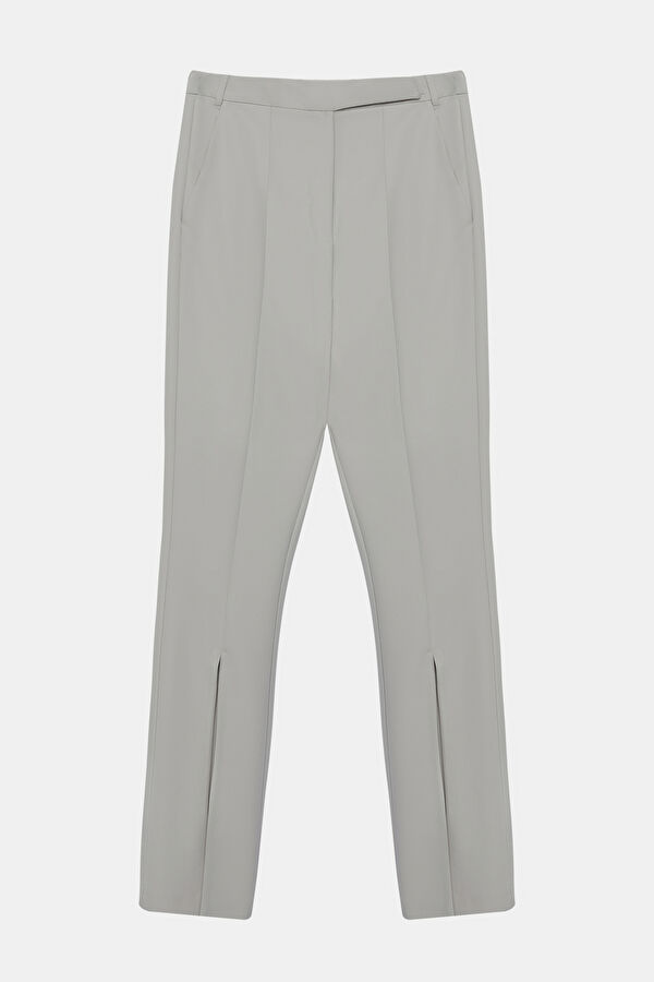 Light Gray Slim Leg Trousers