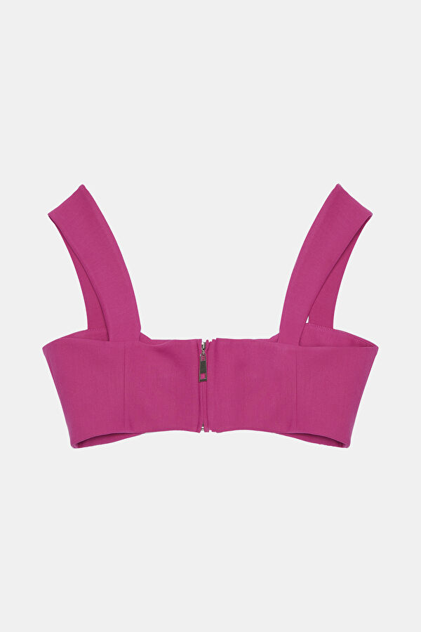 Pink Strappy Women's Blouse 2