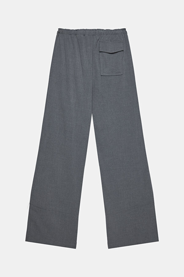 Gri Boru Paça Pantolon 2