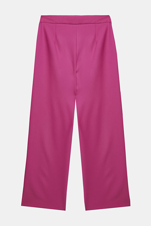 Pink Straight Leg Women's Trousers 2