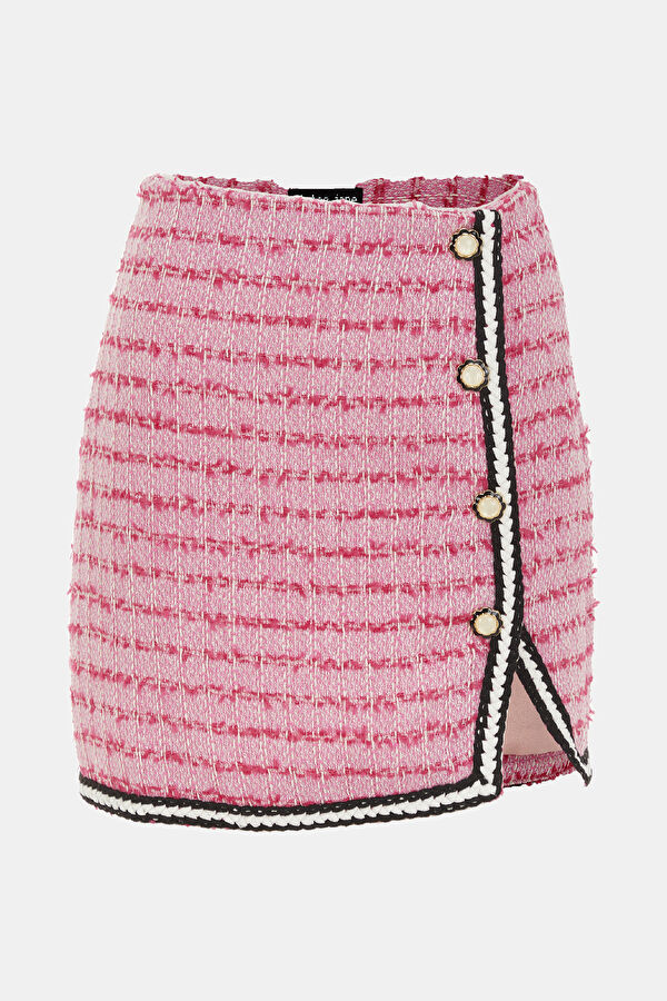 Pembe Desenli Etek 3