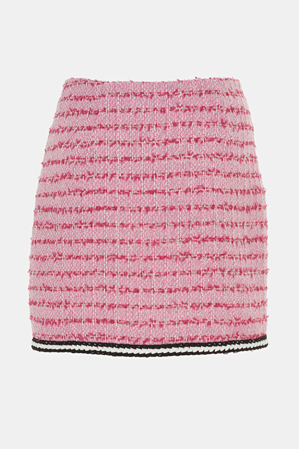 Pembe Desenli Etek 4