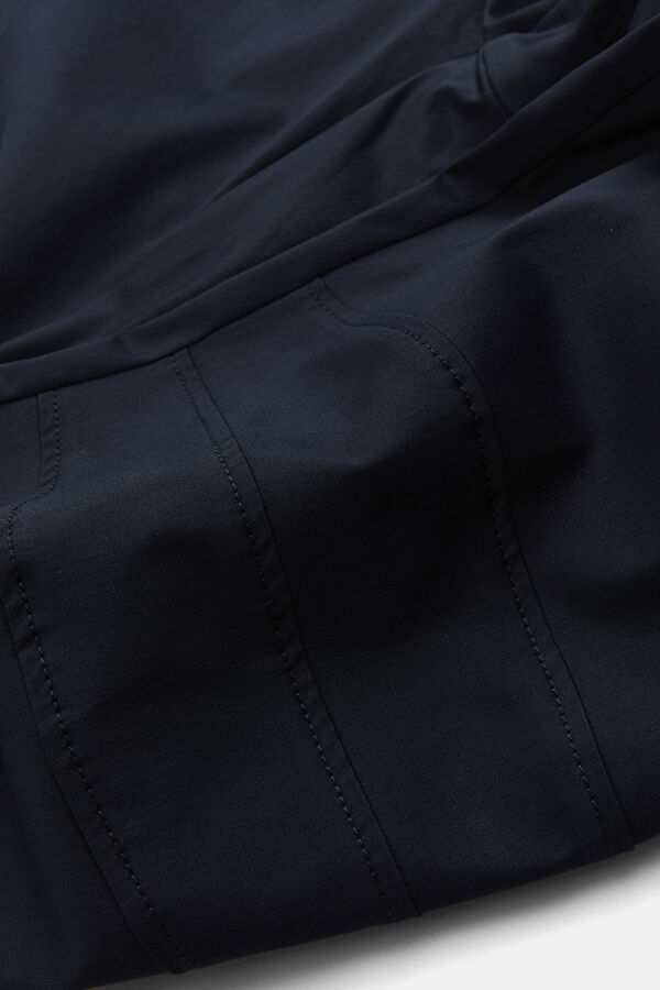 Navy Blue Straight Leg Men's Trousers 4