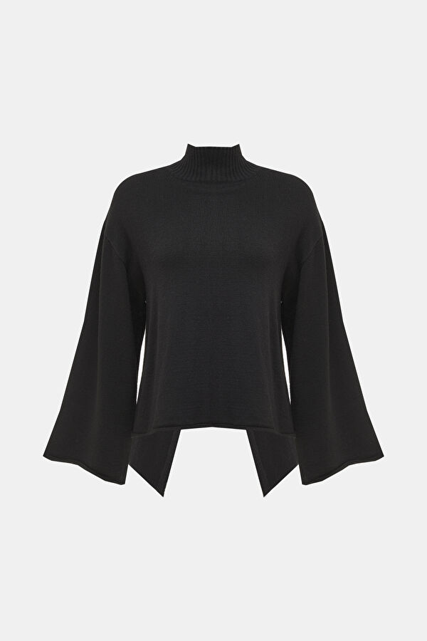 Black Knitted Women's Sweater 4
