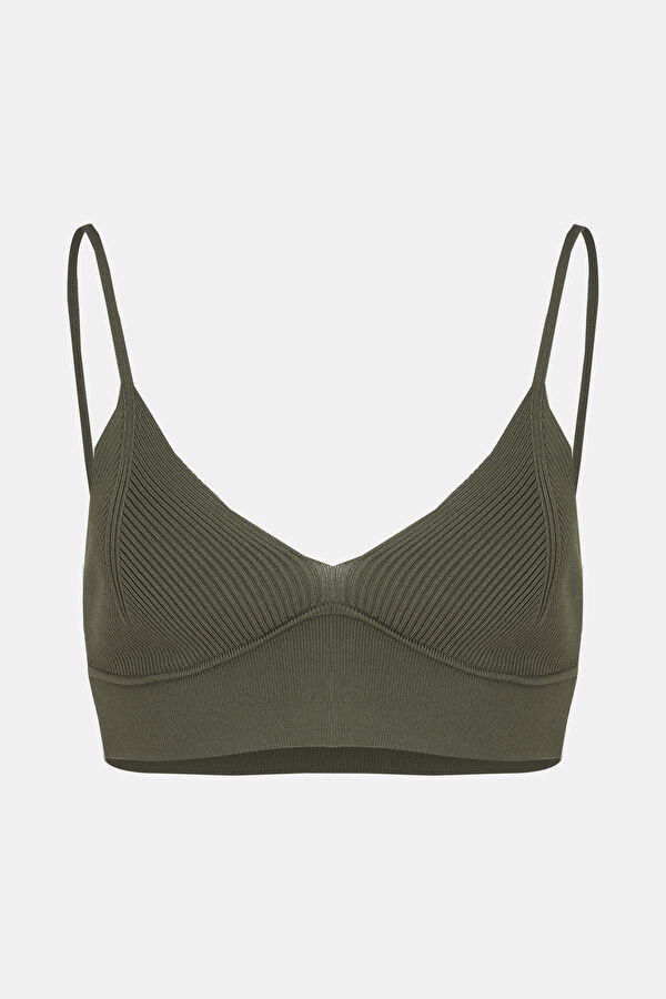 Green Strappy Women's Blouse