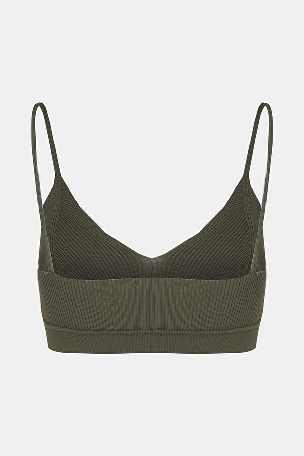 Green Strappy Women's Blouse 2