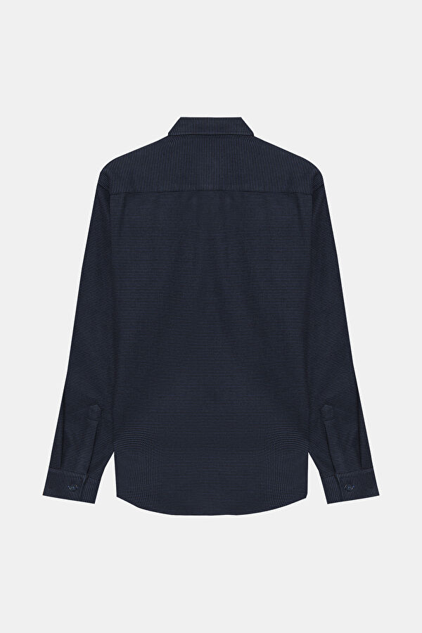 Navy Blue Men's Shirt 2
