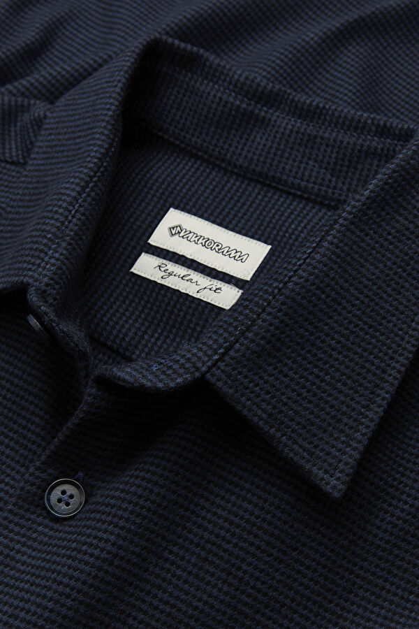 Navy Blue Men's Shirt 3