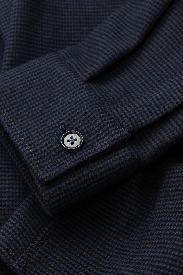 Navy Blue Men's Shirt 4