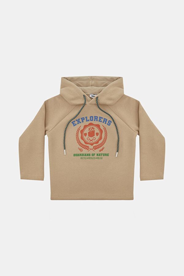 Erkek Çocuk Bej Sweatshirt 2