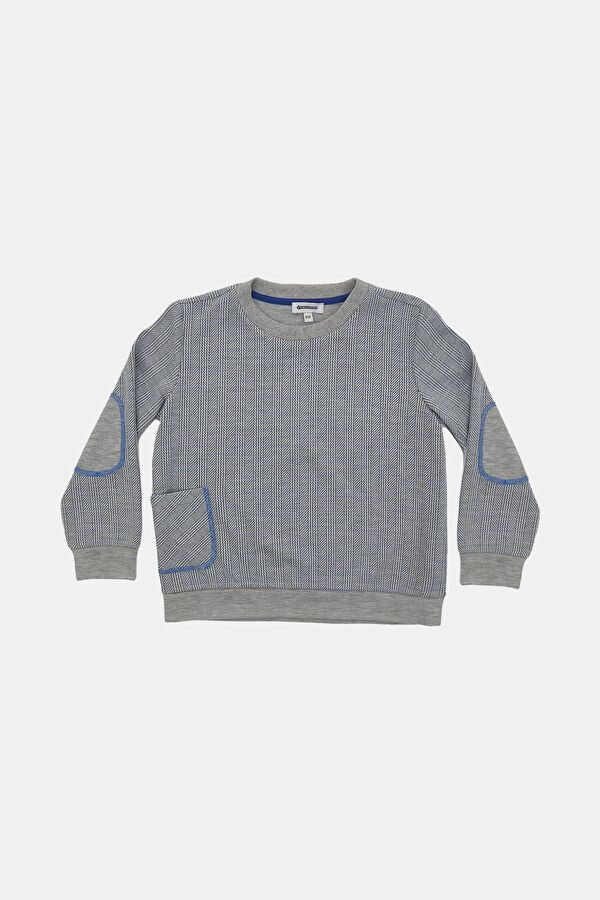 Erkek Çocuk Çok Renkli Bisiklet Yaka Sweatshirt 2