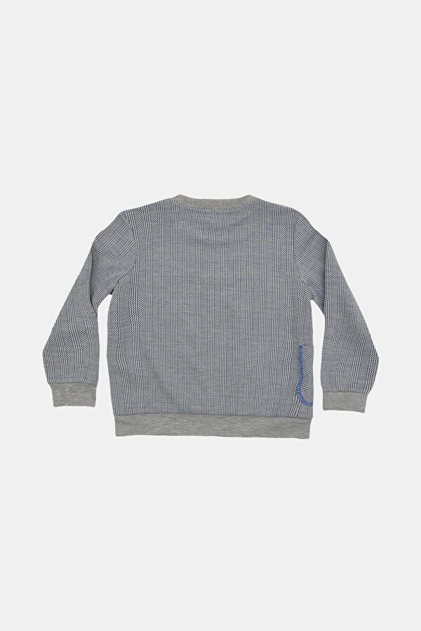 Erkek Çocuk Çok Renkli Bisiklet Yaka Sweatshirt 3