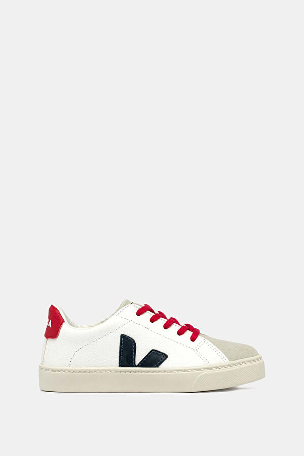 Small Esplar Laces Chromefree Leather Beyaz Deri Çocuk Spor Ayakkabı