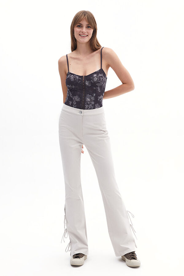 Stone Pipe Leg Women's Trousers