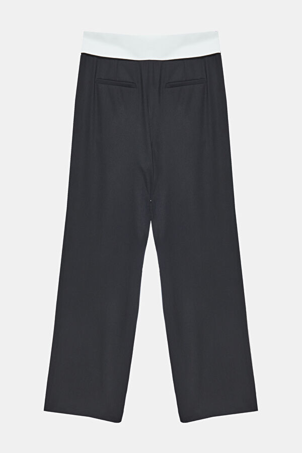 Black Wide Leg Women's Trousers 3