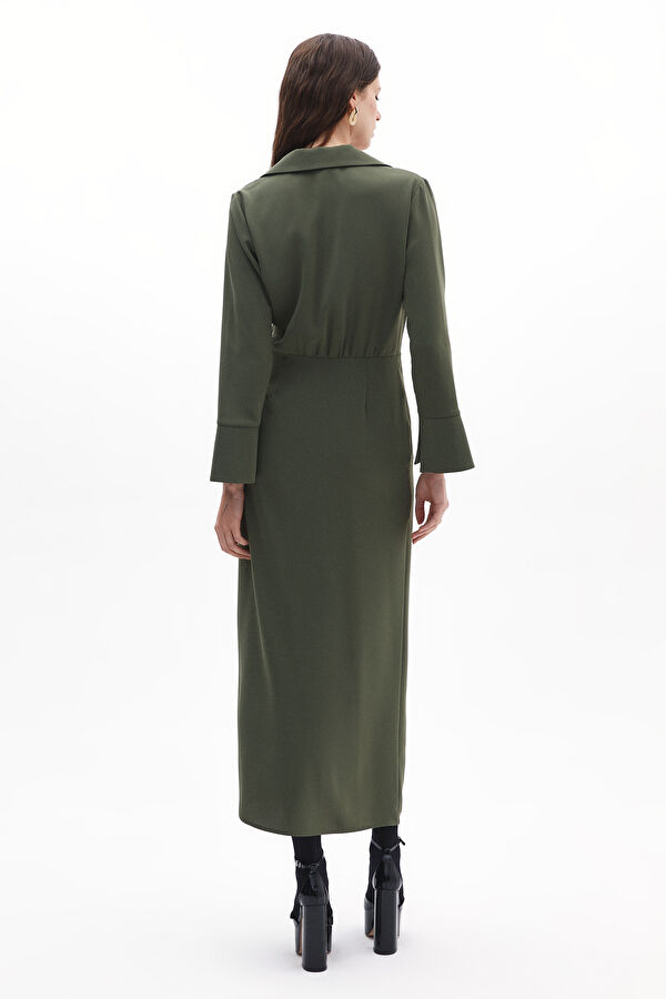 Khaki Maxi Women's Dress 3