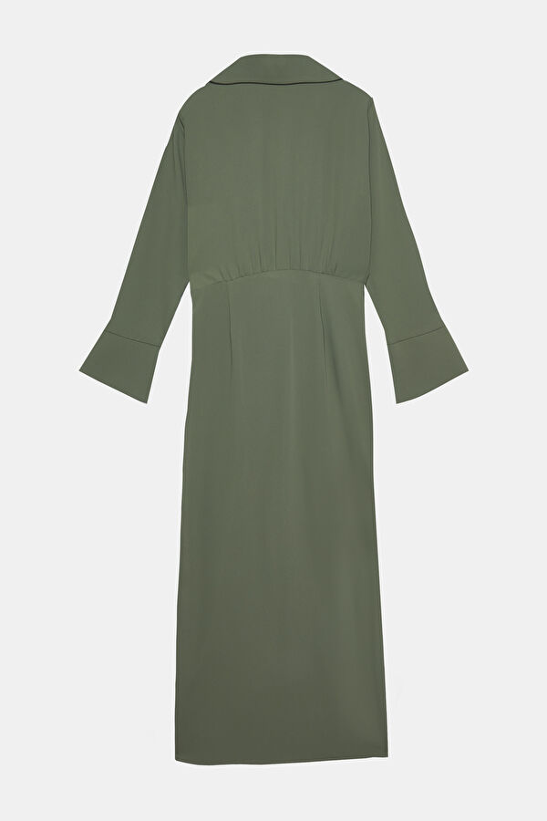 Khaki Maxi Women's Dress 5