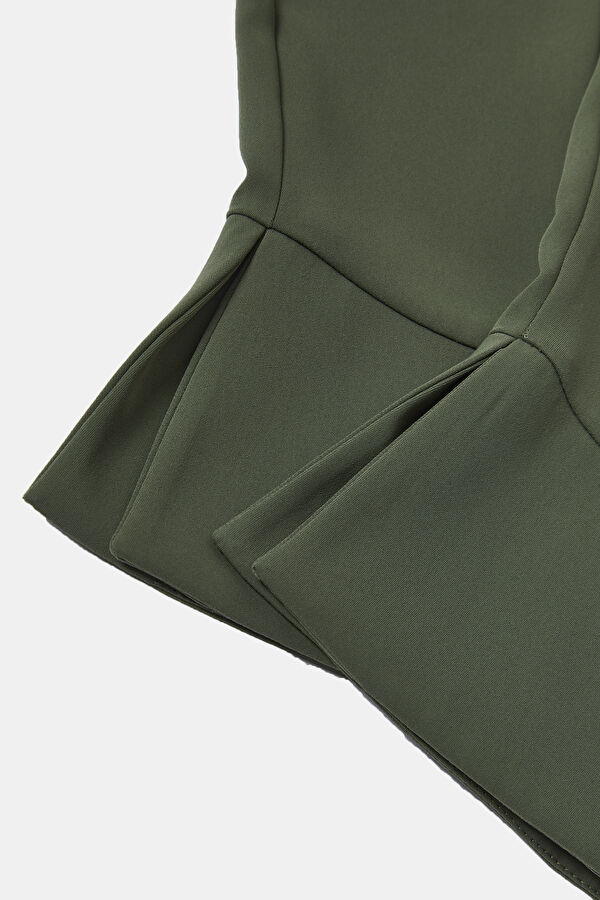 Khaki Maxi Women's Dress 7
