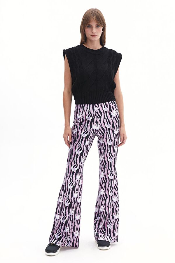 Colorful Women's Straight Leg Trousers