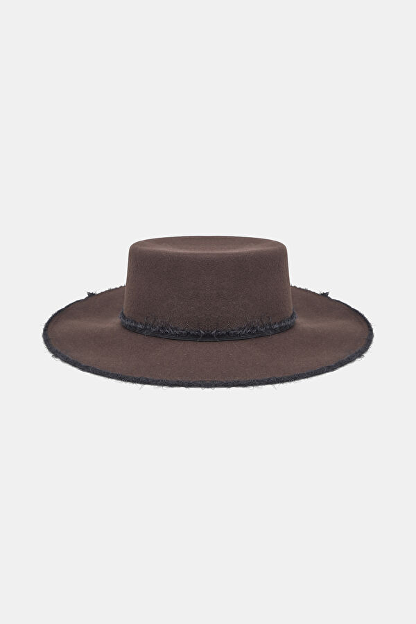 Brown Wool Hat