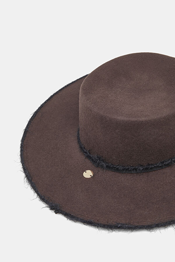 Brown Wool Hat 3