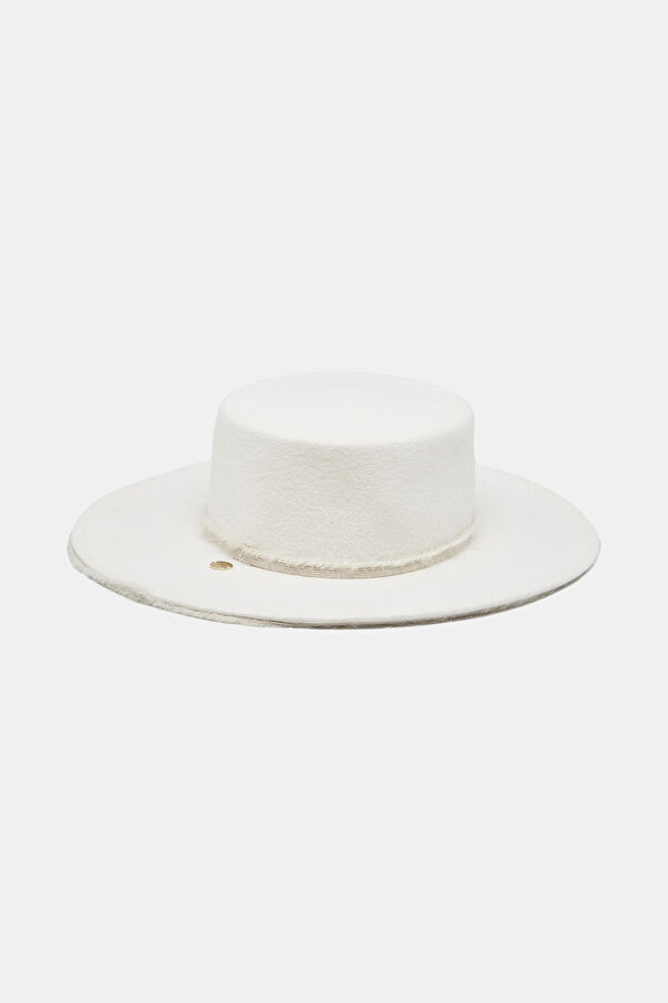White Wool Hat 2
