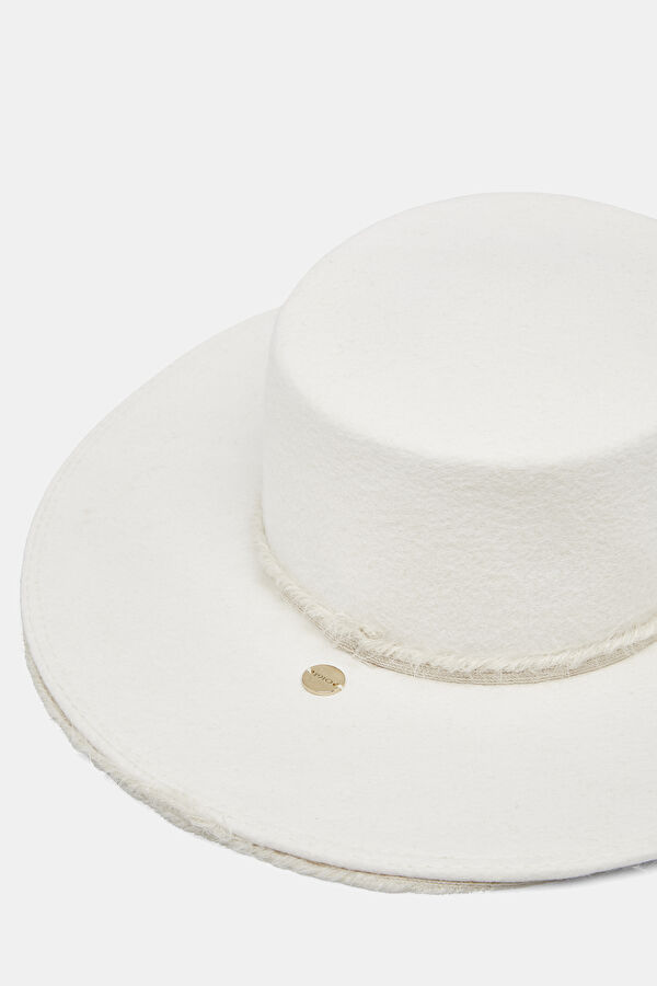 White Wool Hat 3