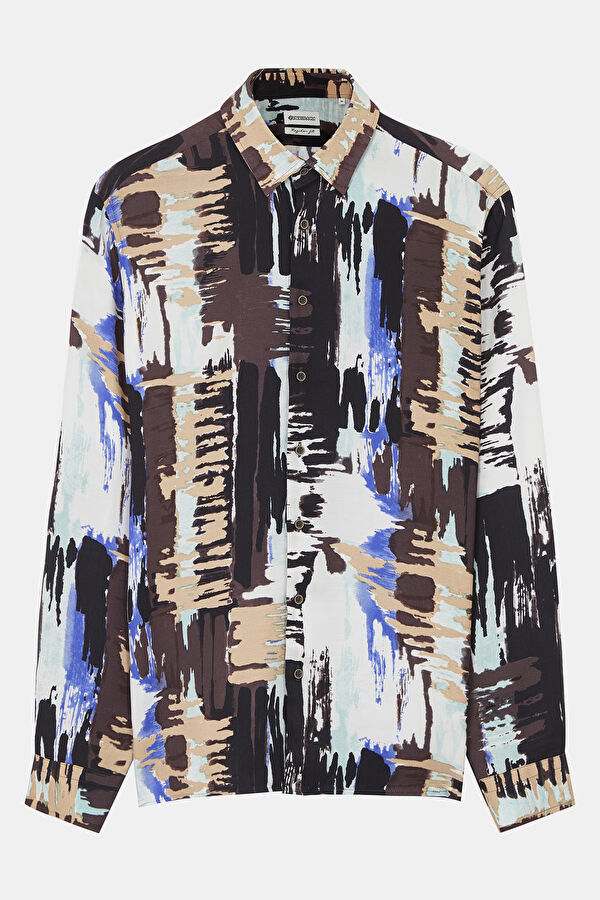 Colorful Patterned Men's Shirt
