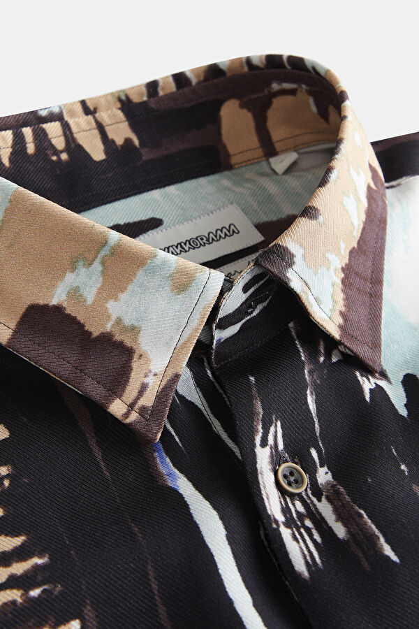 Colorful Patterned Men's Shirt 3