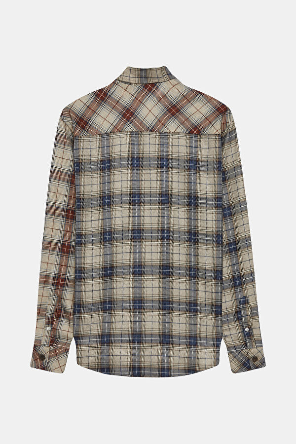 Multicolored Plaid Men's Shirt 2