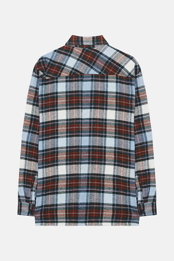 Oversize Multicolored Plaid Men's Shirt 2