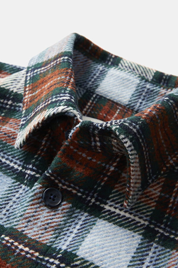 Oversize Multicolored Plaid Men's Shirt 3