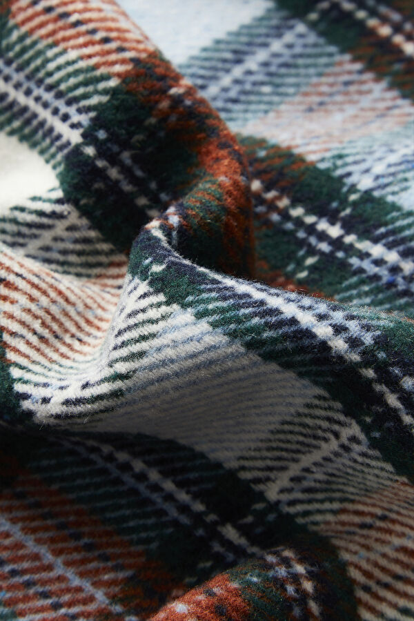 Oversize Multicolored Plaid Men's Shirt 5