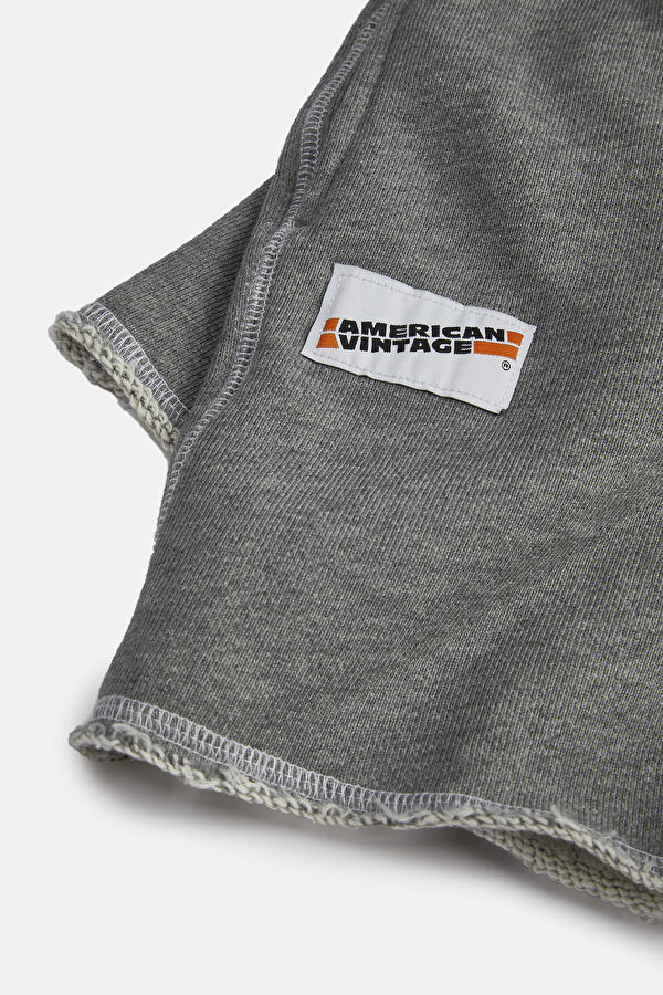 Gray Melange Shorts 3
