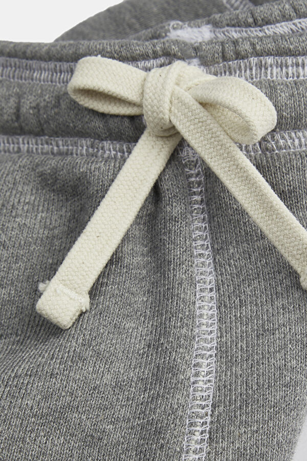Gray Melange Shorts 4