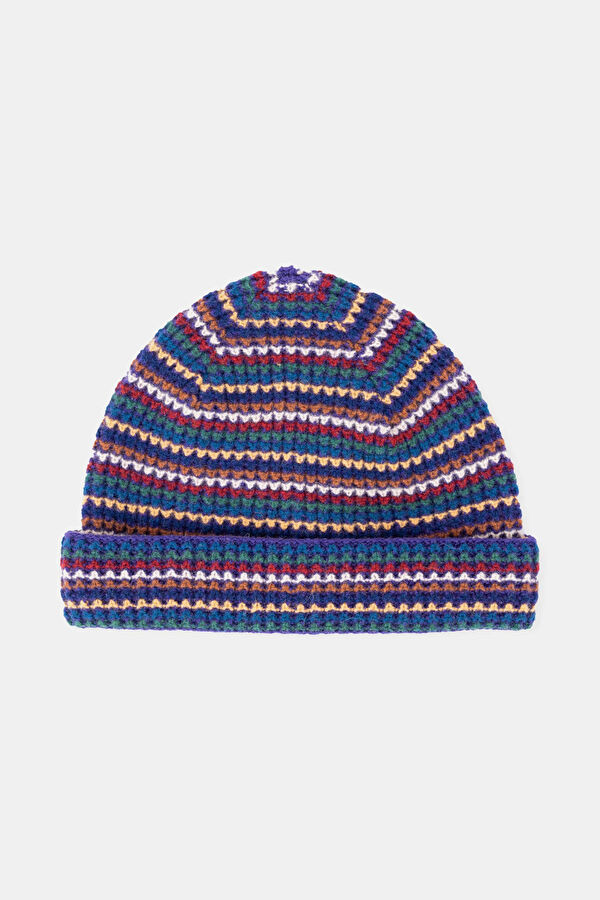 Multicolor Wool Beanie