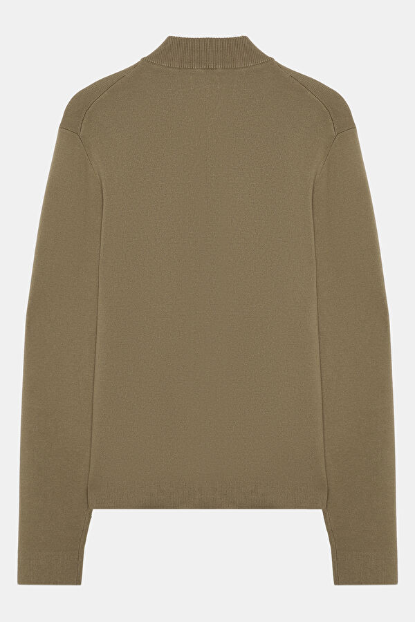 Beige Zip-Up Men's Jacket 2