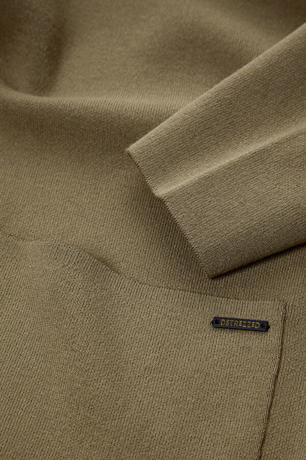 Beige Zip-Up Men's Jacket 4