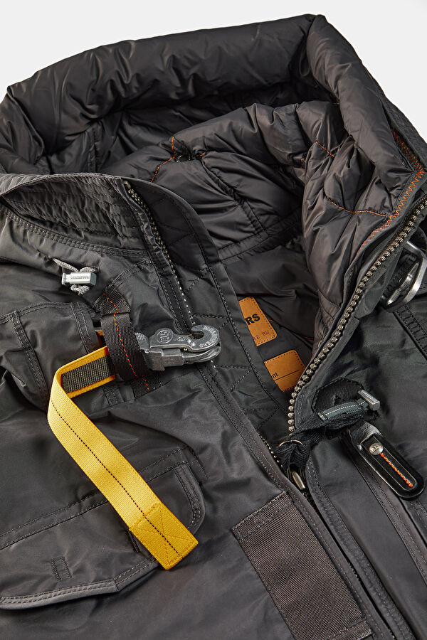 Dark Grey Hoodie Coat 3