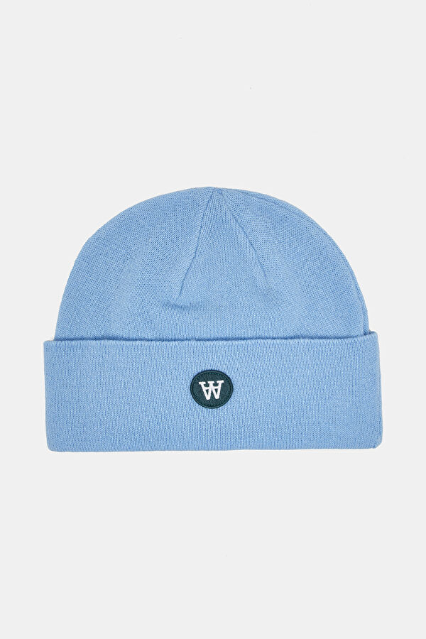 Blue Wool Beanie