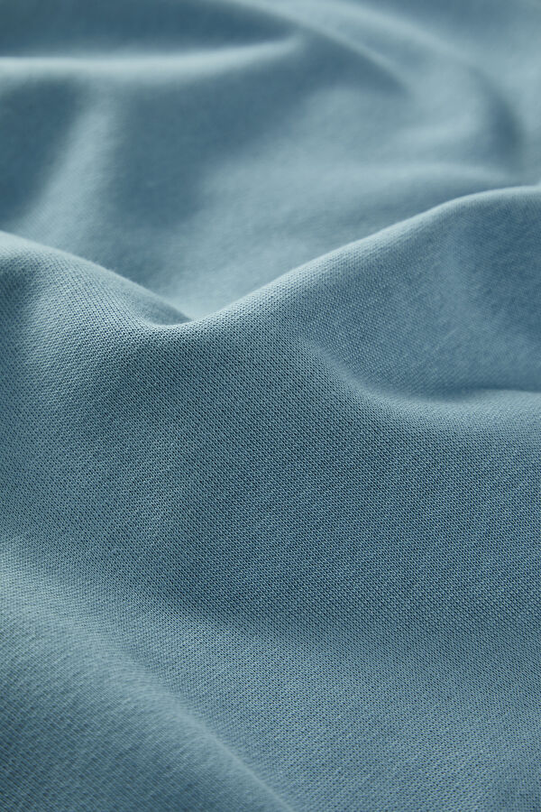 Light Blue Crew Neck Men's Sweatshirt 3