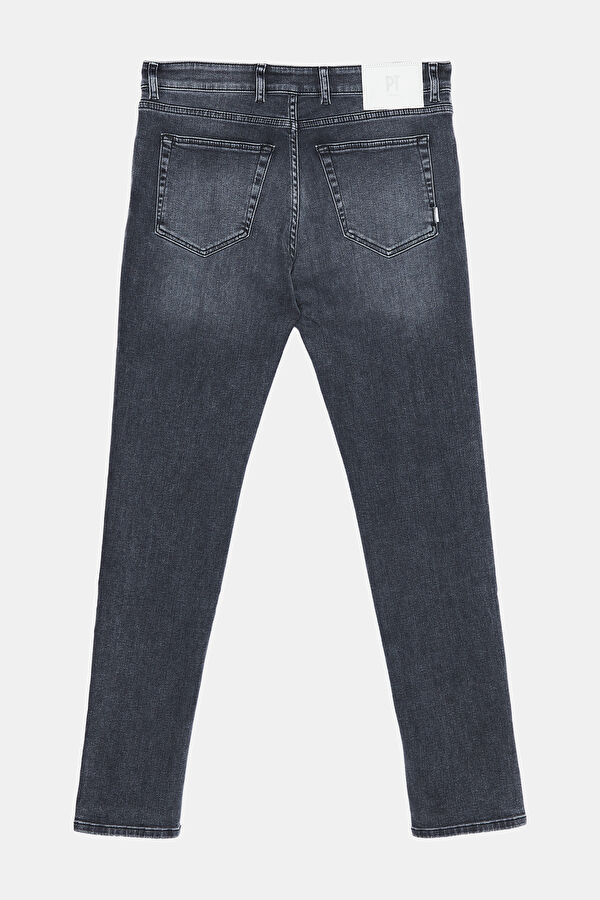 Dar Kalıp Gri Skinny Jean Pantolon 2