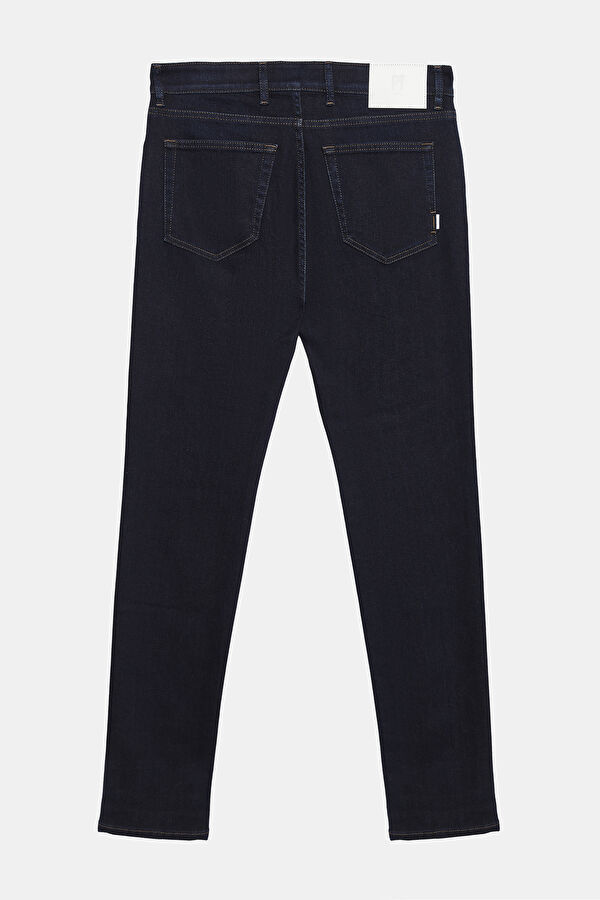 Dar Kalıp Koyu Mavi Skinny Jean Pantolon 2