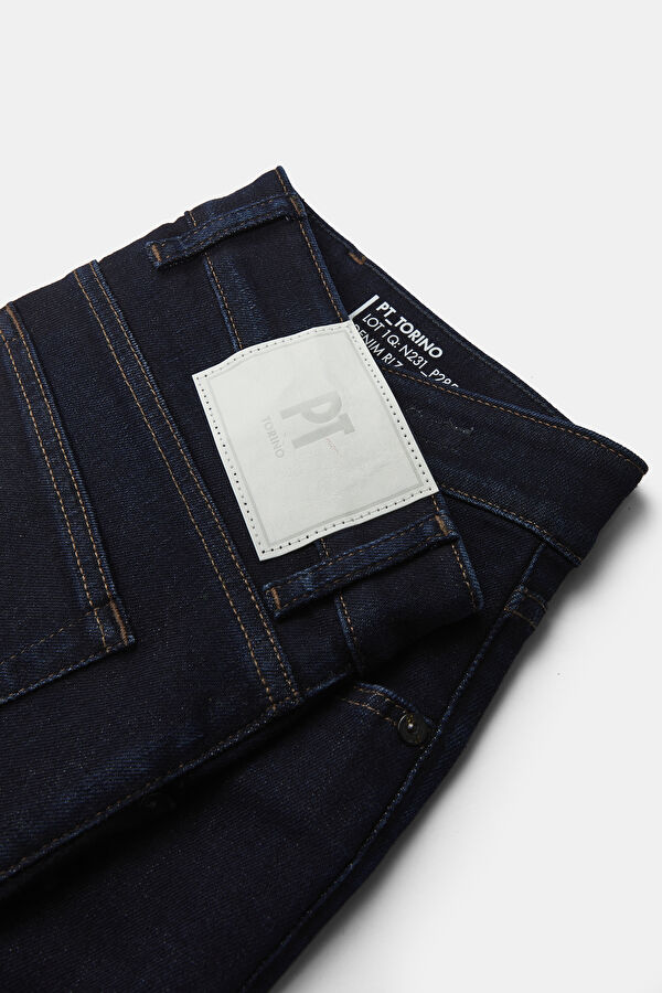 Dar Kalıp Koyu Mavi Skinny Jean Pantolon 3