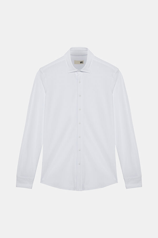 Slim Fit White Shirt